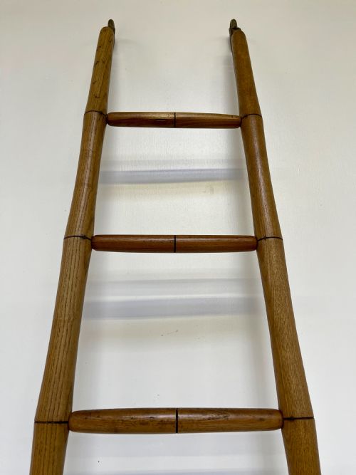 19TH CENTURY FAUX BAMBOO LADDERS - ADDITIONAL PHOTO 3