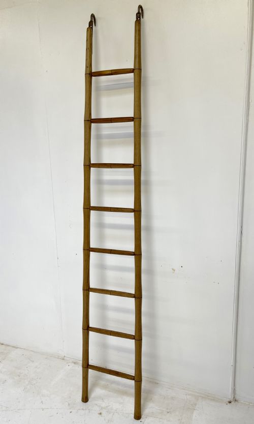 19TH CENTURY FAUX BAMBOO LADDERS - ADDITIONAL PHOTO 4