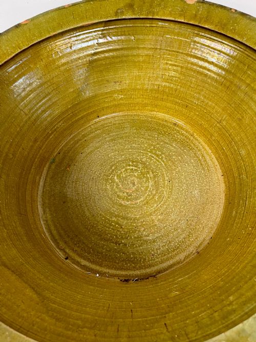 LARGE SPANISH GLAZED BOWL - ADDITIONAL PHOTO 4