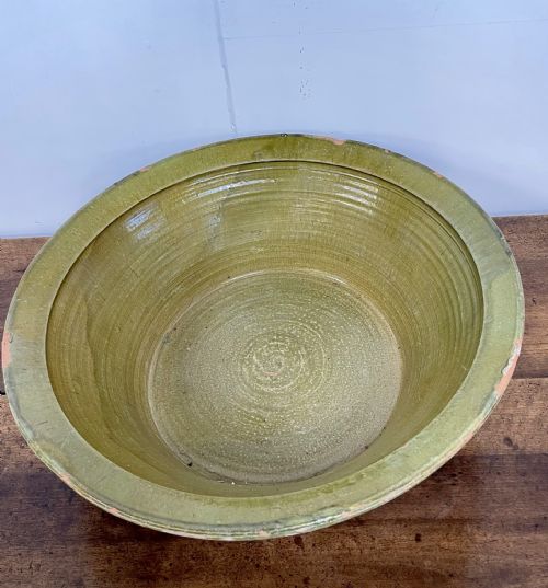 LARGE SPANISH GLAZED BOWL - ADDITIONAL PHOTO 5