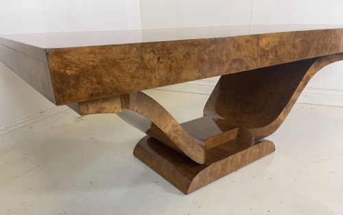 art deco walnut table - CATEGORY: ANTIQUE TABLES - DATED 1930