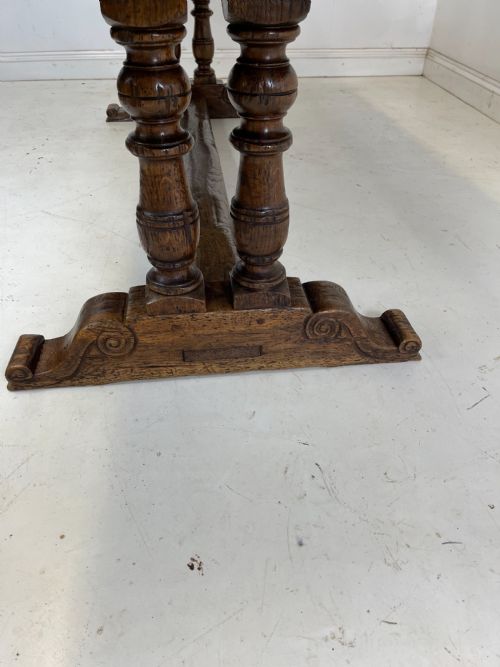 OAK REFECTORY TABLE 250 CM LONG - ADDITIONAL PHOTO 7