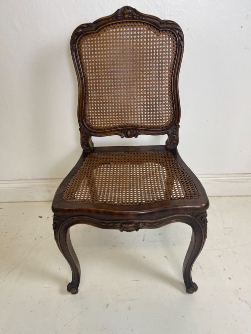 SET OF 8 FRENCH CANE BACK CHAIRS - ADDITIONAL PHOTO 5