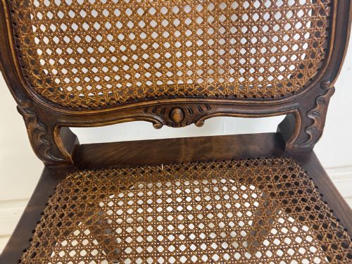 SET OF 8 FRENCH CANE BACK CHAIRS - ADDITIONAL PHOTO 11