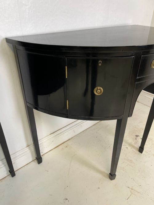 PAIR OF EBONIZED SIDEBOARDS - ADDITIONAL PHOTO 3