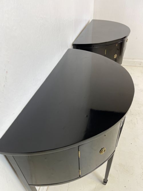 PAIR OF EBONIZED SIDEBOARDS - ADDITIONAL PHOTO 9