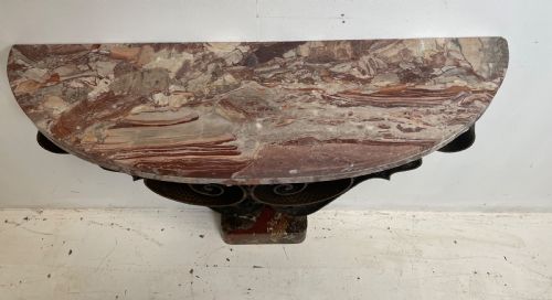 ART DECO WROUGHT IRON CONSOLE TABLE - ADDITIONAL PHOTO 3