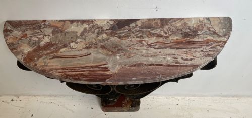 ART DECO WROUGHT IRON CONSOLE TABLE - ADDITIONAL PHOTO 4