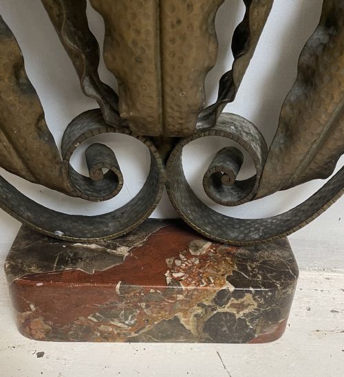 ART DECO WROUGHT IRON CONSOLE TABLE - ADDITIONAL PHOTO 5