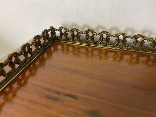 PAIR OF ORMOLU MOUNTED WALNUT BOOKCASES - ADDITIONAL PHOTO 8