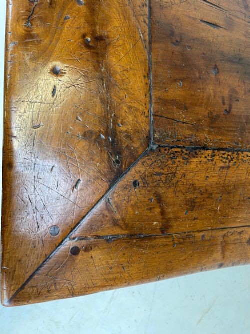 WALNUT REFECTORY DINING TABLE - ADDITIONAL PHOTO 9