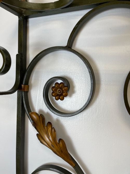 FRENCH ART DECO WROUGHT IRON HALL STAND - ADDITIONAL PHOTO 2