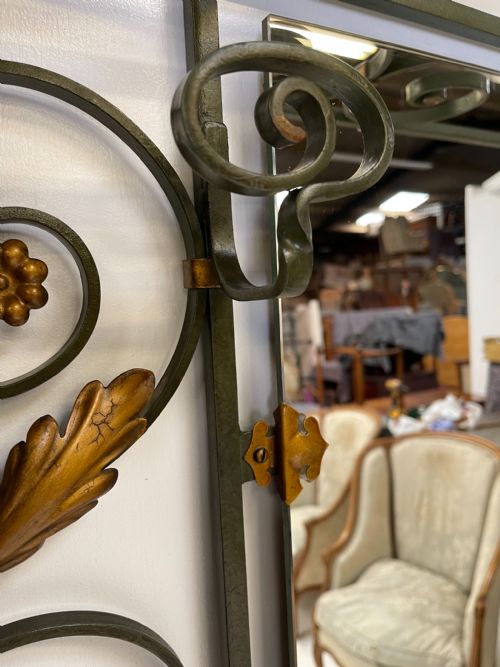 FRENCH ART DECO WROUGHT IRON HALL STAND - ADDITIONAL PHOTO 4