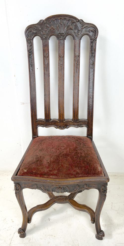 SET 10 OAK CHAIRS - ADDITIONAL PHOTO 1