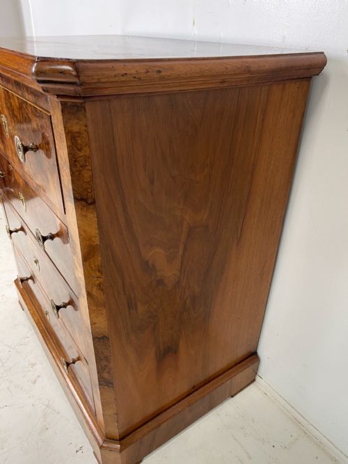WALNUT CHEST OF DRAWERS - ADDITIONAL PHOTO 4