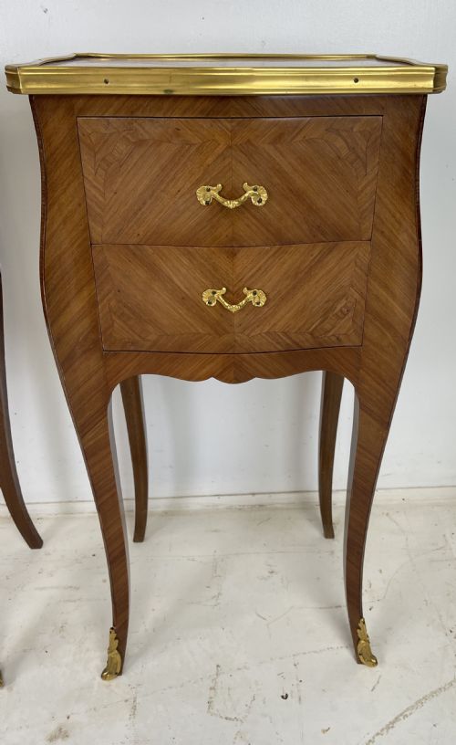 PAIR OF FRENCH NIGHTSTANDS - ADDITIONAL PHOTO 1