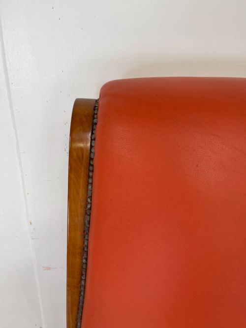 PAIR OF LARGE ART DECO ARMCHAIRS - ADDITIONAL PHOTO 3