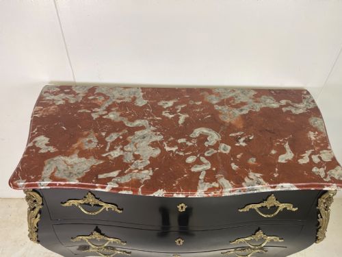 PAIR OF LOUIS XV STYLE COMMODES - ADDITIONAL PHOTO 3