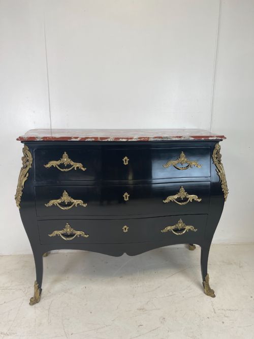 PAIR OF LOUIS XV STYLE COMMODES - ADDITIONAL PHOTO 9