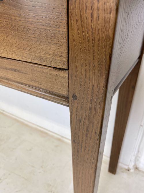 SIMPLE FRENCH OAK SERVING TABLE - ADDITIONAL PHOTO 2