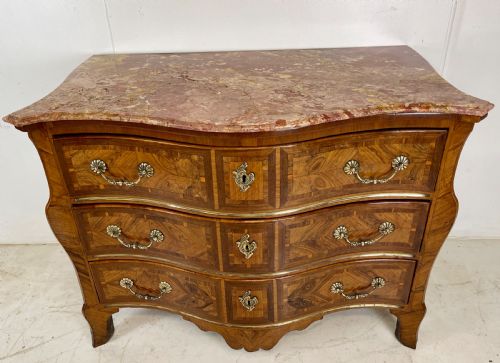 18TH CENTURY FRENCH MARBLE TOP COMMODE - ADDITIONAL PHOTO 16