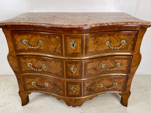 18TH CENTURY FRENCH MARBLE TOP COMMODE - ADDITIONAL PHOTO 17