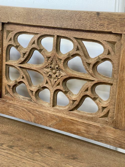 PAIR OF VICTORIAN GOTHIC BENCHES - ADDITIONAL PHOTO 7
