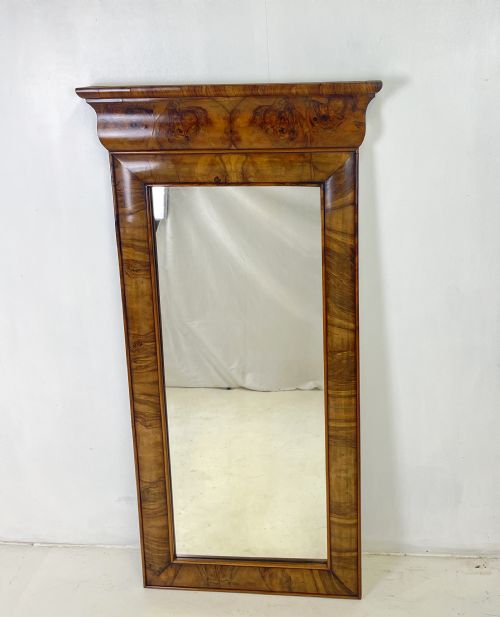 NAPOLEON III WALNUT MIRROR - ADDITIONAL PHOTO 1