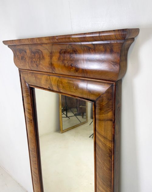 NAPOLEON III WALNUT MIRROR - ADDITIONAL PHOTO 2