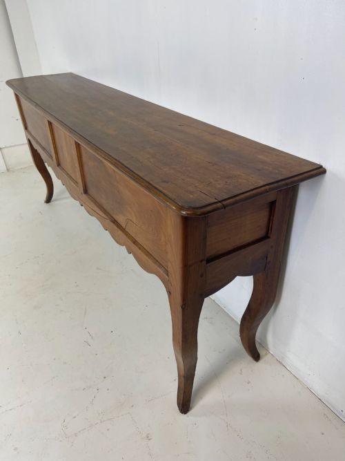 FRENCH CHERRYWOOD CONSOLE TABLE SERVING TABLE - ADDITIONAL PHOTO 2