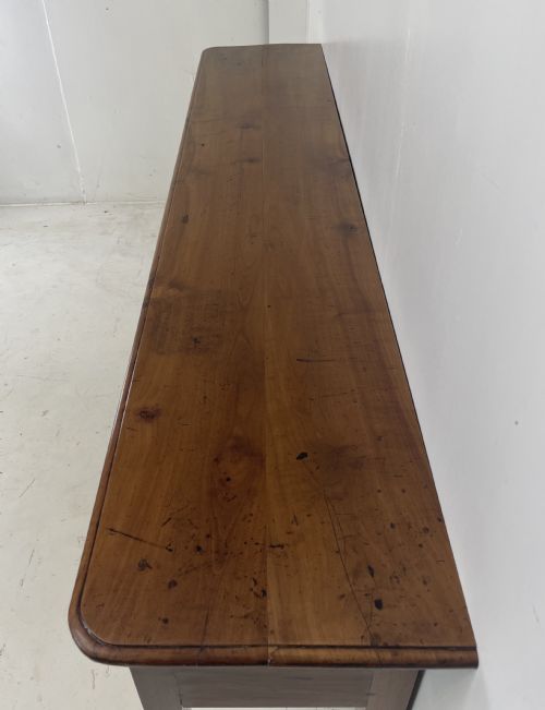 FRENCH CHERRYWOOD CONSOLE TABLE - ADDITIONAL PHOTO 2
