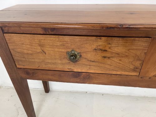 FRENCH CHERRYWOOD CONSOLE TABLE - ADDITIONAL PHOTO 4