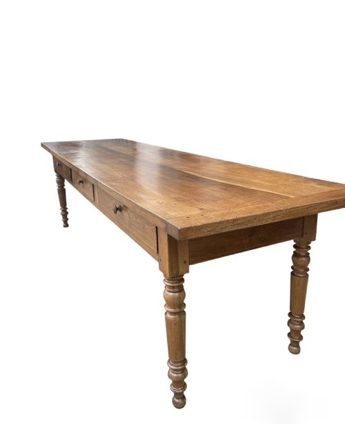 ENGLISH OAK KITCHEN SERVING TABLE - ADDITIONAL PHOTO 1