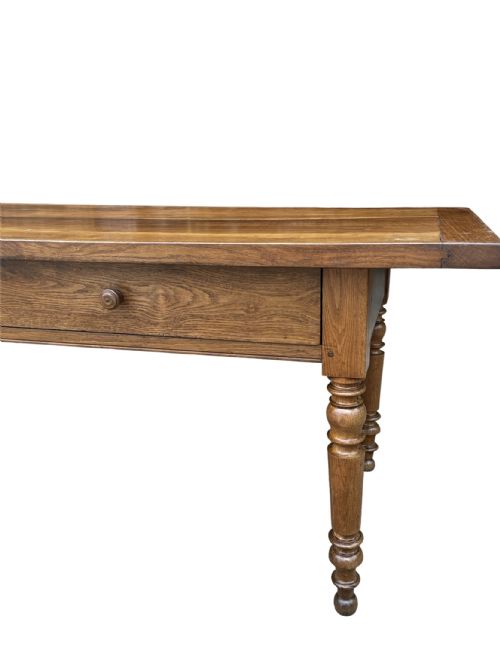 ENGLISH OAK KITCHEN SERVING TABLE - ADDITIONAL PHOTO 2