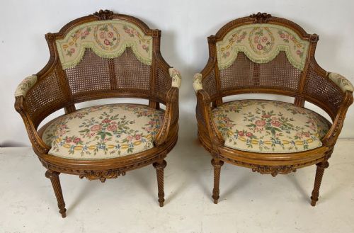 pair of french armchairs - CATEGORY: ANTIQUE CHAIRS - DATED 19TH CENTURY
