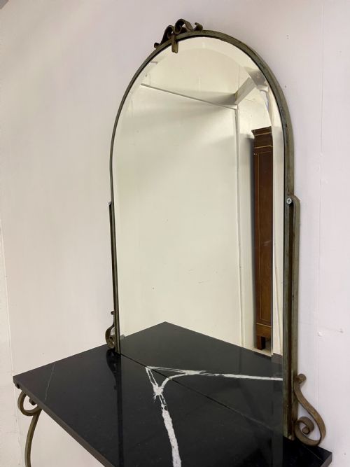 LATE 19TH CENTURY CONSOLE TABLE WITH MIRROR - ADDITIONAL PHOTO 1