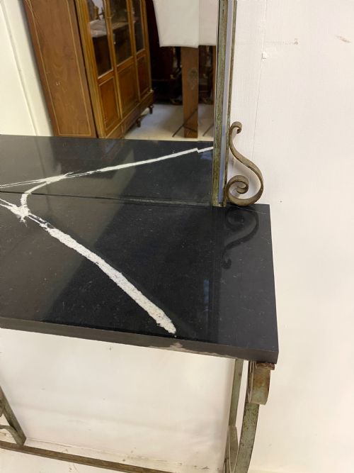 LATE 19TH CENTURY CONSOLE TABLE WITH MIRROR - ADDITIONAL PHOTO 6