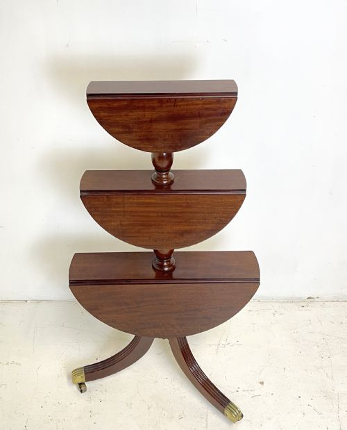 GEORGIAN MAHOGANY DUMB WAITER - ADDITIONAL PHOTO 1