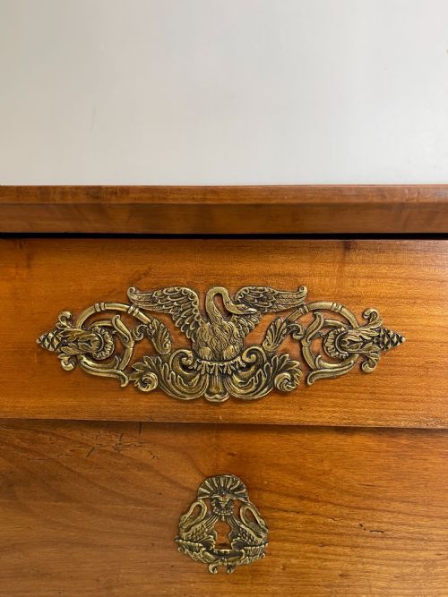 FRENCH CHERRYWOOD SEMAINIER OR TALL CHEST - ADDITIONAL PHOTO 4