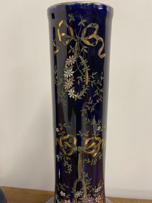 LARGE PAIR OF FRENCH VASES - ADDITIONAL PHOTO 2