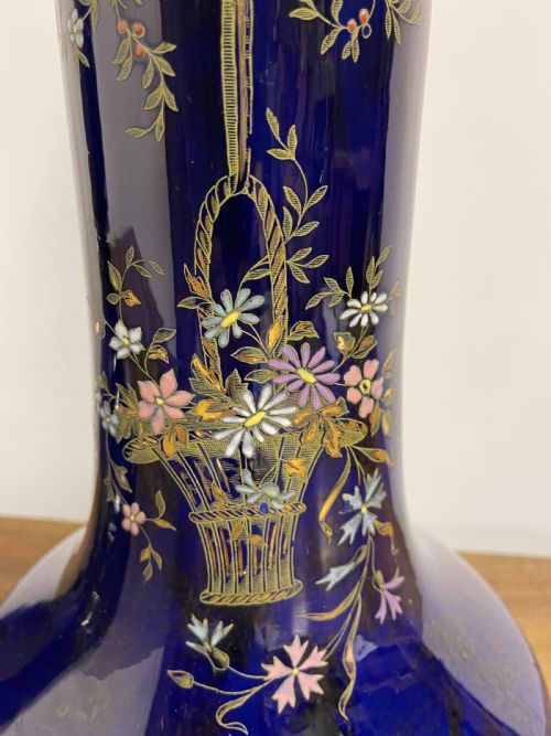 LARGE PAIR OF FRENCH VASES - ADDITIONAL PHOTO 3