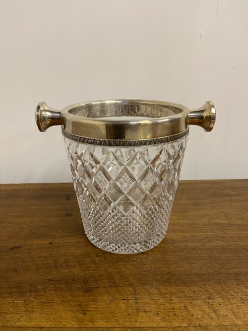 CUT GLASS ICE BUCKET - ADDITIONAL PHOTO 1