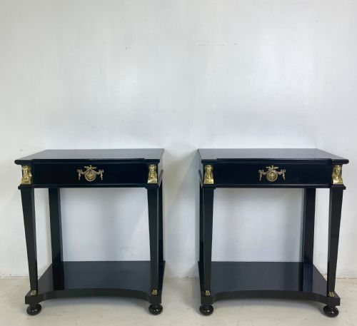 PAIR OF EMPIRE STYLE TABLES