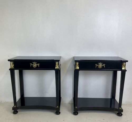 PAIR OF EMPIRE STYLE TABLES - ADDITIONAL PHOTO 2