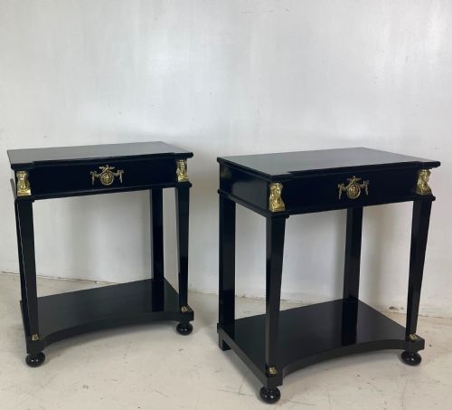 PAIR OF EMPIRE STYLE TABLES - ADDITIONAL PHOTO 6