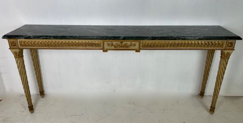 large french marble top console table - CATEGORY: ANTIQUE TABLES - DATED 1920