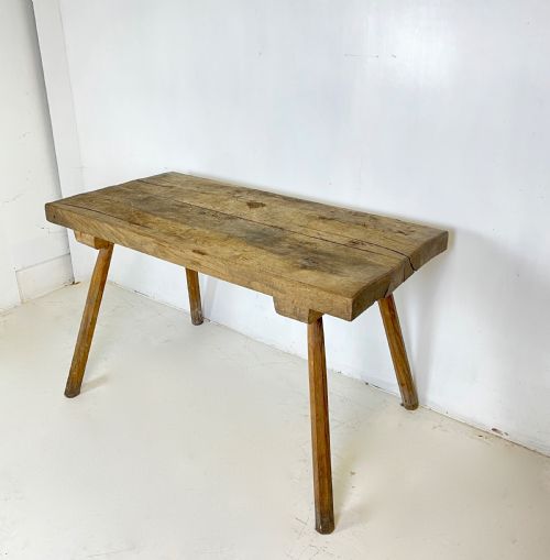 ANTIQUE RUSTIC WORK TABLE - ADDITIONAL PHOTO 2