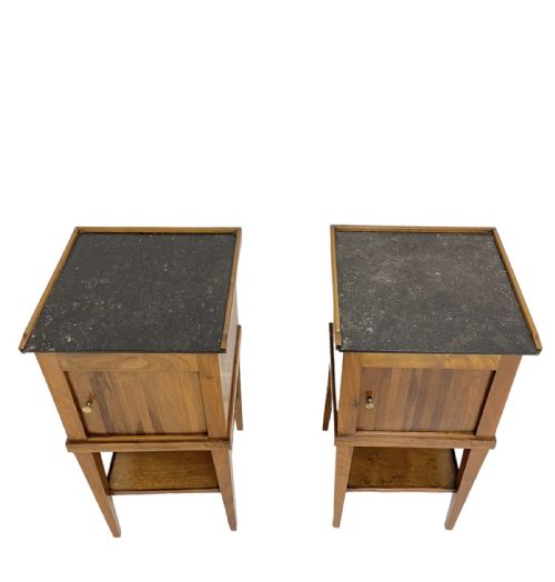PAIR OF 19TH CENTURY NIGHTSTANDS - ADDITIONAL PHOTO 1
