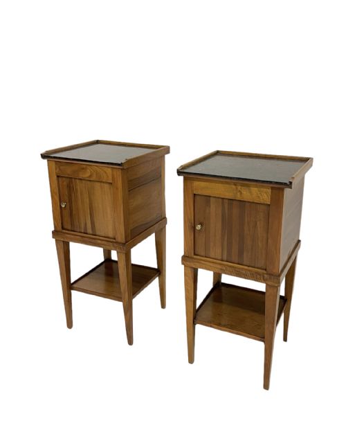 PAIR OF 19TH CENTURY NIGHTSTANDS - ADDITIONAL PHOTO 3