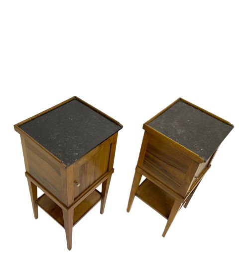 PAIR OF 19TH CENTURY NIGHTSTANDS - ADDITIONAL PHOTO 4